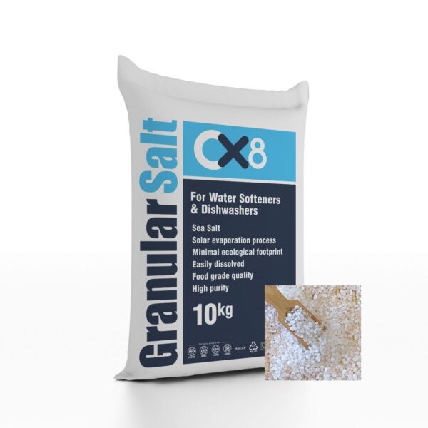 Granular Salt 10kg – Water Softener & Dishwasher Salt, High Purity, Fast Dissolving, Eco-Friendly