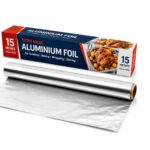 Aluminium Foil Roll – 450mm x 15m – Extra Value Wrapping Roll for Cooking, Baking, Food Storage & Catering