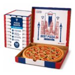 Pizza Boxes – 15″ (50 Pack) – Corrugated Cardboard Boxes with Design for Takeaway, Delivery & Food Packaging