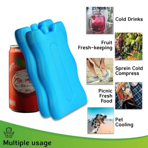 Knight Freezer Block – Blue (200g) – Reusable Ice Pack for Cool Bags, Lunch Boxes & Picnics, Keeps Food Cold Longer