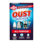 Oust All Purpose Descaler – 3 x 25ml Sachets – Fast Limescale Remover for Kettles, Coffee Machines, Irons & Shower Heads