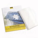 Vlieseline Bondaweb Iron On Adhesive 120cm x 17.5cm – Double Sided Fusible Web for Fabric, Applique & Craft
