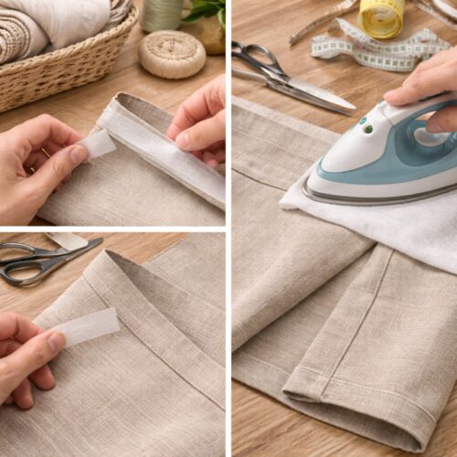 Vlieseline Wundaweb Iron On Hemming Tape 20mm x 5m – No Sew Fusible Web for Fabric, Curtains & Clothing Repairs - Image 3