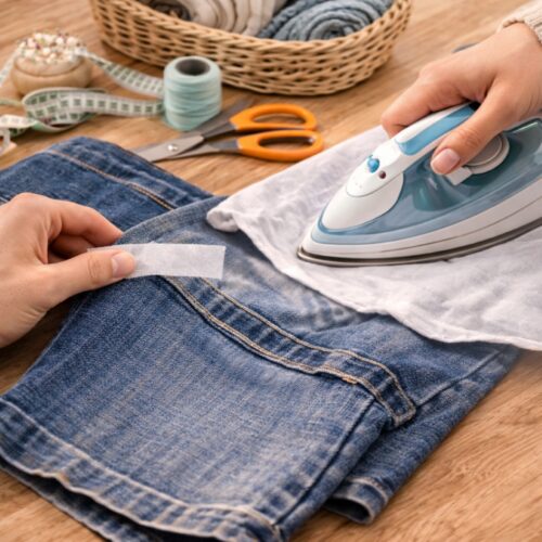 Vlieseline Wundaweb Iron On Hemming Tape 20mm x 5m – No Sew Fusible Web for Fabric, Curtains & Clothing Repairs - Image 5