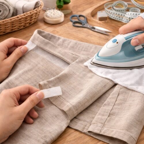 Vlieseline Wundaweb Iron On Hemming Tape 20mm x 3m – Extra Strong Fusible Web for Clothes, Curtains & Fabric Repairs - Image 3