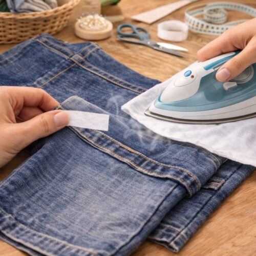 Vlieseline Wundaweb Iron On Hemming Tape 20mm x 3m – Extra Strong Fusible Web for Clothes, Curtains & Fabric Repairs - Image 4