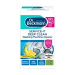 Dr. Beckmann Service-It Deep Clean Washing Machine Cleaner 250g – Lemon Fresh Powder, Single Treatment Descaler