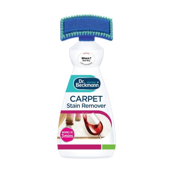 Dr. Beckmann Carpet Stain Remover 650ml – Integrated Brush, Powerful Spot Cleaner, Removes Stains & Odours in 3 Minutes