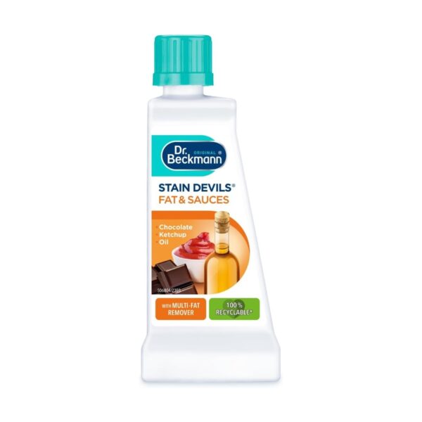 Dr. Beckmann Stain Devils Blood & Protein Remover 50ml – Active Enzymes, Removes Blood, Egg, Sweat, Laundry Safe