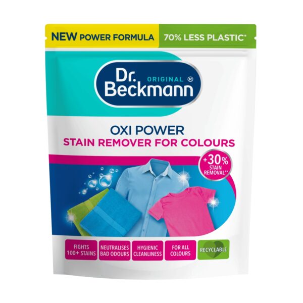 DRB-5514 Dr. Beckmann Stain Remover Oxi-Power Caps 15 x 20g – Gentle on Colours & Fabrics, Ready-to-Use Laundry Capsules