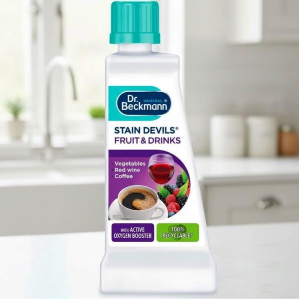 Dr. Beckmann Stain Devils Fruit & Drink Remover 50ml – Red Wine, Coffee, Tea, Juice & Active Oxygen, Laundry Safe 10 Dr. Beckmann Stain Devils Fruit & Drink Remover 50ml – Red Wine, Coffee, Tea, Juice & Active Oxygen, Laundry Safe