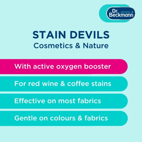 Dr. Beckmann Stain Devils Fruit & Drink Remover 50ml – Red Wine, Coffee, Tea, Juice & Active Oxygen, Laundry Safe 13 Dr. Beckmann Stain Devils Fruit & Drink Remover 50ml – Red Wine, Coffee, Tea, Juice & Active Oxygen, Laundry Safe