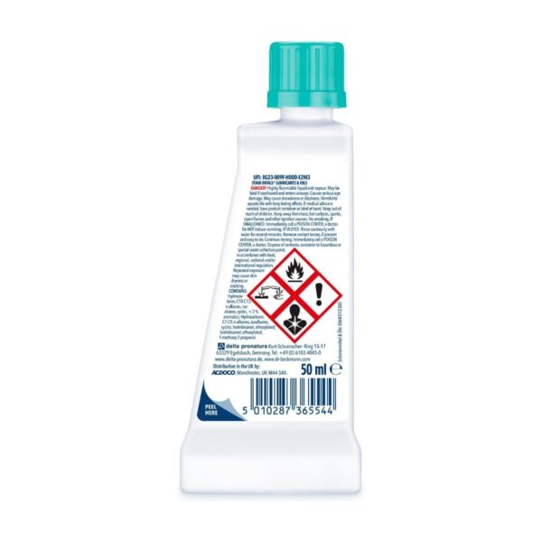Dr. Beckmann Stain Devils Grease & Oil Remover 50ml – Motor Oil, Tar, Wax, Lubricants, Anti-Fat Complex, Laundry Safe 1 Dr. Beckmann Stain Devils Grease & Oil Remover 50ml – Motor Oil, Tar, Wax, Lubricants, Anti-Fat Complex, Laundry Safe