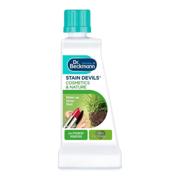 DRB-5551 Dr. Beckmann Stain Devils Nature & Cosmetics Remover 50ml – Grass, Mud, Makeup, Pigment Remover, Fast Acting