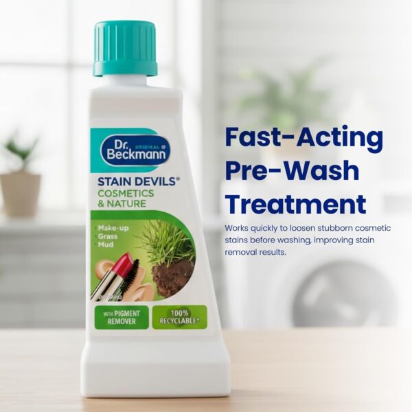 Dr. Beckmann Stain Devils Nature & Cosmetics Remover 50ml – Grass, Mud, Makeup, Pigment Remover, Fast Acting 8 Dr. Beckmann Stain Devils Nature & Cosmetics Remover 50ml – Grass, Mud, Makeup, Pigment Remover, Fast Acting