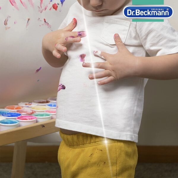 Dr. Beckmann Stain Devils 3 x 50ml – Pen & Ink, Fruit & Drink, Blood & Protein Removers, Tough on Stains, Laundry Safe 1 Dr. Beckmann Stain Devils Pen & Ink Remover 50ml – Ballpoint, Felt Tip, Crayon, Colour Particle, Tough on Stains