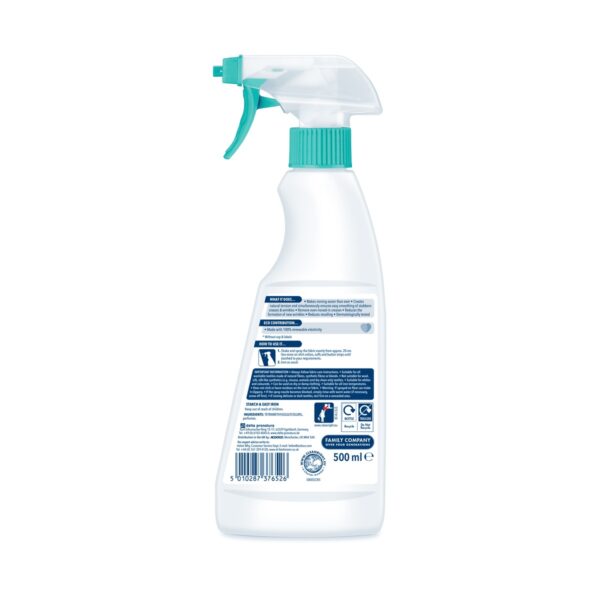 Dr. Beckmann Starch & Easy Iron Spray 500ml – Smooth & Crisp Finish, Speeds Up Ironing, White & Coloured Clothes