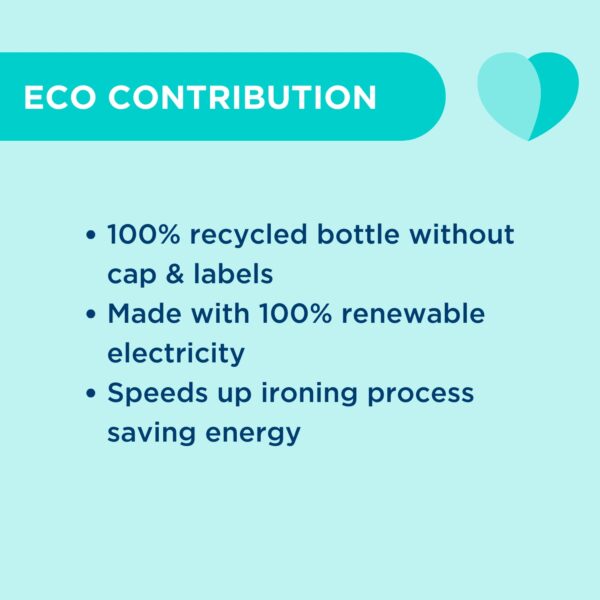 Dr. Beckmann Starch & Easy Iron Spray 500ml – Smooth & Crisp Finish, Speeds Up Ironing, White & Coloured Clothes