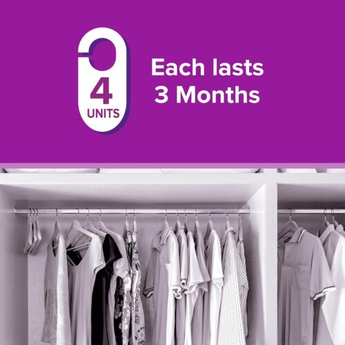 Acana Hanging Moth Killer 4 Pack – Odourless Wardrobe Protection, Kills Moths, Eggs & Larvae in 24-48 Hours - Image 4