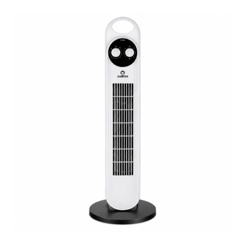 32" Tower Fan with 2 Hour Timer – 3 Speed Settings, Silent Motor, 70° Oscillation, 45W Home & Office Cooling Fan 8 32″ Tower Fan with 2 Hour Timer – 3 Speed Settings, Silent Motor, 70° Oscillation, 45W Home & Office Cooling Fan