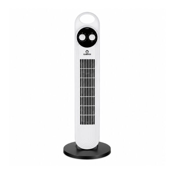 FAN-32W-T 32″ Tower Fan with 2 Hour Timer – 3 Speed Settings, Silent Motor, 70° Oscillation, 45W Home & Office Cooling Fan