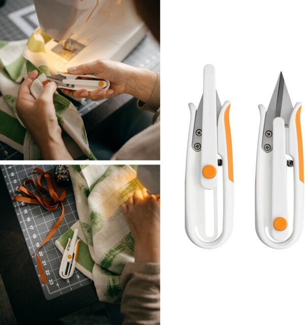 Fiskars Classic Universal Left Handed Scissors 21cm – Stainless Steel Blades, Ergonomic Handles, Fabric, Craft & Office Use 3 Fiskars Classic Universal Left Handed Scissors 21cm – Stainless Steel Blades, Ergonomic Handles, Fabric, Craft & Office Use