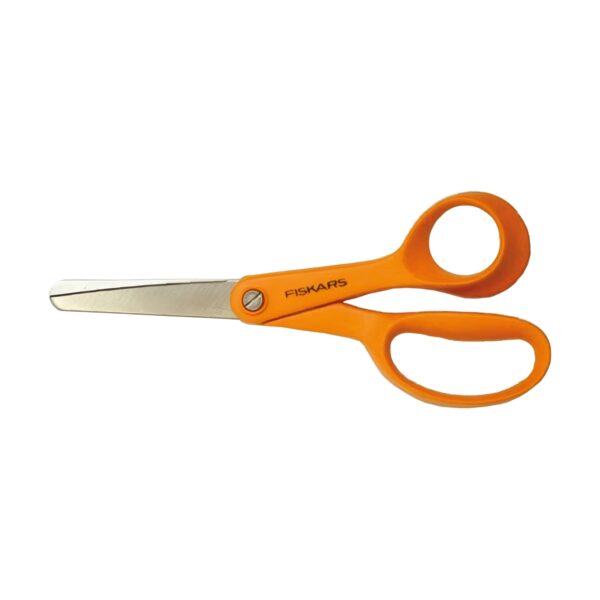 FSK-9245 Fiskars Classic Children’s Scissors 13cm – Right Handed Safety Blades, Ergonomic Handle, School & Craft Cutting