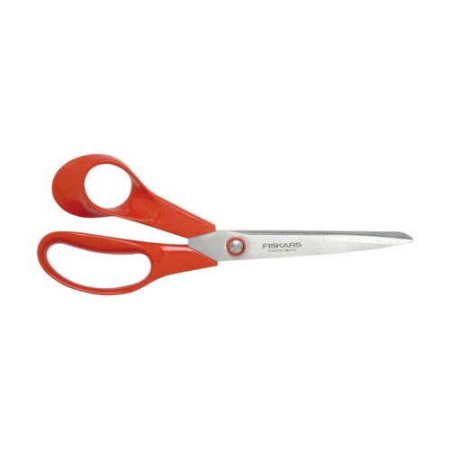 Fiskars Classic Universal Left Handed Scissors 21cm – Stainless Steel Blades, Ergonomic Handles, Fabric, Craft & Office Use