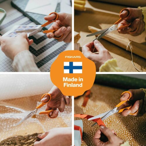 Fiskars Classic Small Universal Scissors 16cm – Stainless Steel Precision Blades, Ergonomic Handle, Multi-Purpose DIY Use 10 Fiskars Classic Small Universal Scissors 16cm – Stainless Steel Precision Blades, Ergonomic Handle, Multi-Purpose DIY Use