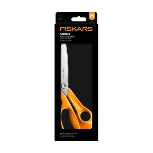 Fiskars Classic Universal Tailor Scissors 27cm – Stainless Steel Precision Blades, Ergonomic Handles, Heavy Duty Fabric Cutting 13 Fiskars Classic Universal Tailor Scissors 27cm – Stainless Steel Precision Blades, Ergonomic Handles, Heavy Duty Fabric Cutting