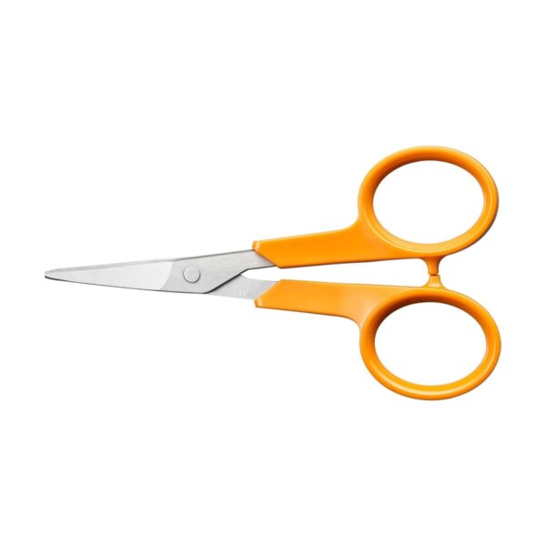 FSK-9657 Fiskars Classic Curved Embroidery & Manicure Scissors 10cm – Precision Stainless Steel Blades for Sewing, Crafts & Grooming