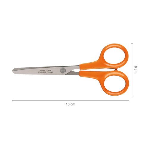 Fiskars Classic Hobby Scissors 13cm – Blunt Tip Safety Design, Stainless Steel Blades, Right & Left Handed Use 25 Fiskars Classic Hobby Scissors 13cm – Blunt Tip Safety Design, Stainless Steel Blades, Right & Left Handed Use