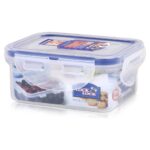 LocknLock Rectangular Classic Food Container 180ml (6oz) 110 x 90 x 48mm – Airtight & Leakproof BPA-Free Plastic Food Box