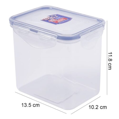 LocknLock Long Classic Food Container 850ml (29oz) 137 x 104 x 120mm – Airtight & Leakproof BPA-Free Plastic Food Box