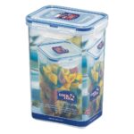 LocknLock Long Classic Food Container 1.3L (43oz) 137 x 104 x 180mm – Airtight & Leakproof BPA-Free Plastic Food Box