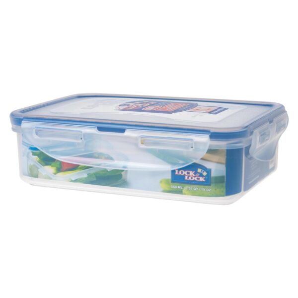 LocknLock Rectangular Classic Food Container 550ml (19oz) 179 x 127 x 53mm – Airtight & Leakproof BPA-Free Plastic Food Box 2 LocknLock Rectangular Classic Food Container 550ml (19oz) 179 x 127 x 53mm – Airtight & Leakproof BPA-Free Plastic Food Box