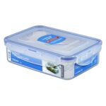 LocknLock Rectangular Classic Food Container 550ml (19oz) 179 x 127 x 53mm – Airtight & Leakproof BPA-Free Plastic Food Box