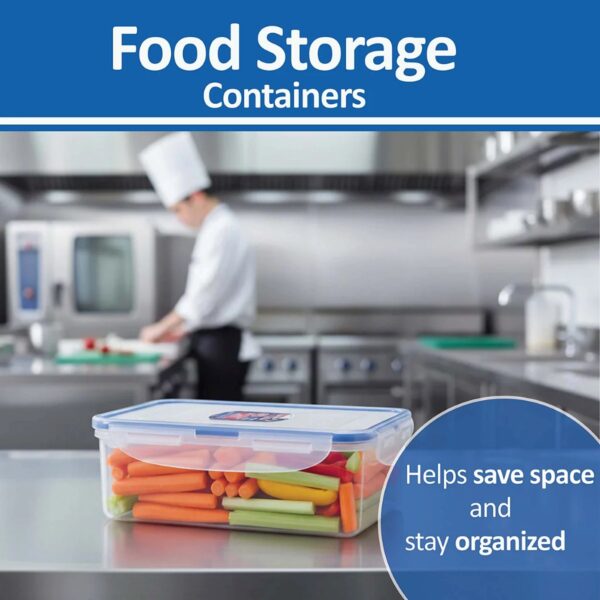 LocknLock Rectangular Classic Food Container 1.6L (54oz) Box 228 x 165 x 70mm – Airtight & Leakproof BPA-Free Food 8 LocknLock Rectangular Classic Food Container 1L (34oz) 207 x 134 x 70mm – Airtight & Leakproof BPA-Free Plastic Food Box