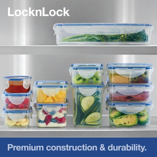 LocknLock Rectangular Classic Food Container 1.6L (54oz) Box 228 x 165 x 70mm – Airtight & Leakproof BPA-Free Food 15 LocknLock Rectangular Classic Food Container 1L (34oz) 207 x 134 x 70mm – Airtight & Leakproof BPA-Free Plastic Food Box