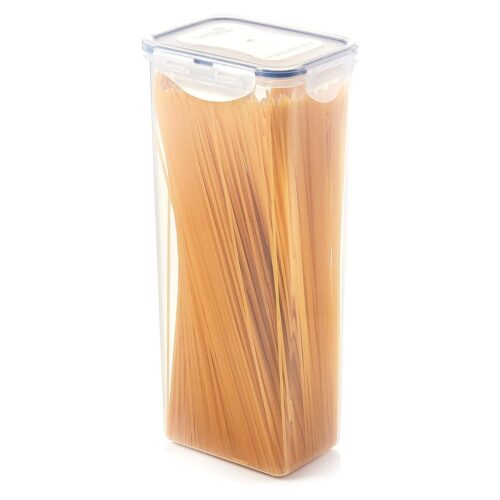 LocknLock Long Classic Food Container 2L (67oz) 137 x 104 x 284mm – Airtight & Leakproof BPA-Free Plastic Food Box