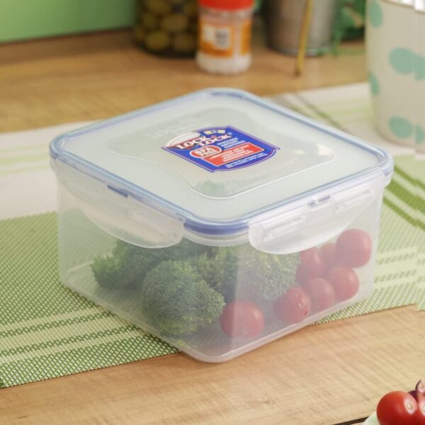 LocknLock Square Classic Food Container 1.2L (40oz) 155 x 155 x 87mm – Airtight & Leakproof BPA-Free Plastic Food Box 1 LocknLock Square Classic Food Container 1.2L (40oz) 155 x 155 x 87mm – Airtight & Leakproof BPA-Free Plastic Food Box