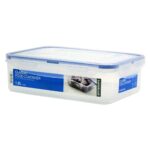 LocknLock Rectangular Classic Food Container 1.6L (54oz) Box 228 x 165 x 70mm – Airtight & Leakproof BPA-Free Food
