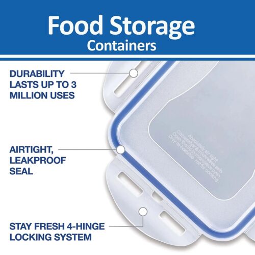 LocknLock Rectangular Classic Food Container 1.6L (54oz) Box 228 x 165 x 70mm – Airtight & Leakproof BPA-Free Food 12 LocknLock Rectangular Classic Food Container 1.6L (54oz) Box 228 x 165 x 70mm – Airtight & Leakproof BPA-Free Food