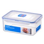 LocknLock Rectangular Classic Food Container 2.3L (78oz) 232 x 165 x 95mm – Airtight & Leakproof BPA-Free Food Box