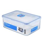LocknLock Rectangular Classic Food Container 2.6L (87oz) 250 x 180 x 93mm – Airtight & Leakproof BPA-Free Food Box