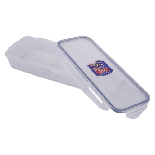 LocknLock Long Classic Food Container 1L (34oz) 279 x 116 x 60mm – Airtight & Leakproof BPA-Free Plastic Food Box