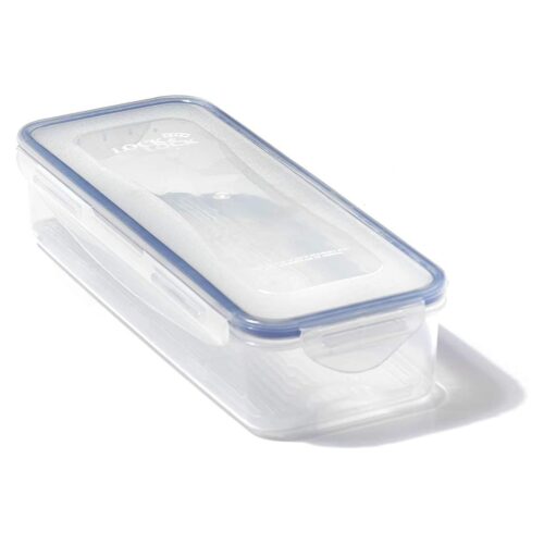 LocknLock Long Classic Food Container 1L (34oz) 279 x 116 x 60mm – Airtight & Leakproof BPA-Free Plastic Food Box