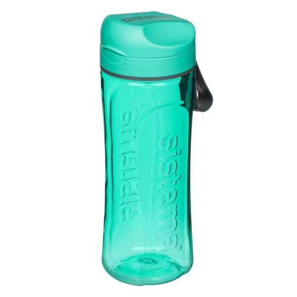 Sistema Hydrate Tritan Swift Water Bottle 600ml Turquoise – Leakproof Flip Lid, BPA Free, Reusable Sports & Travel Bottle 1 Sistema Hydrate Tritan Swift Water Bottle 600ml Turquoise – Leakproof Flip Lid, BPA Free, Reusable Sports & Travel Bottle