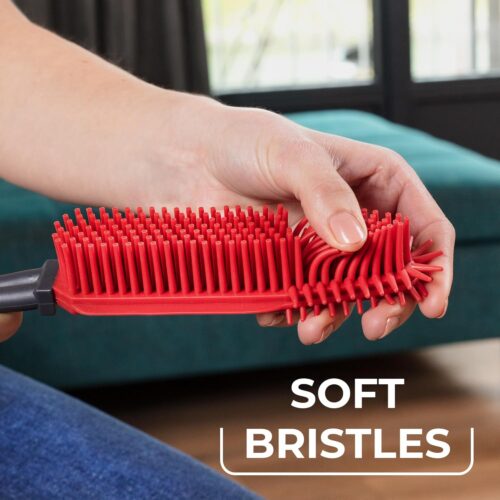 Vileda Pet Pro Electrostatic Brush – Reusable Rubber Bristles, Pet Hair Remover for Sofas, Carpets, Stairs & Car Seats - Image 4