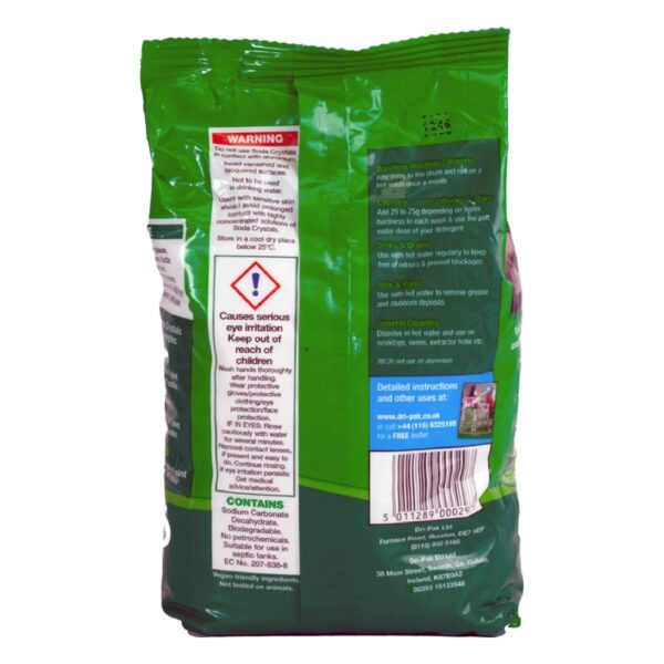 Dri-Pak Washing Soda Crystals 1kg – Removes Stains & Grease, Softens Hard Water, Multi-Purpose Household Cleaner 4 Dri-Pak Washing Soda Crystals 1kg – Removes Stains & Grease, Softens Hard Water, Multi-Purpose Household Cleaner